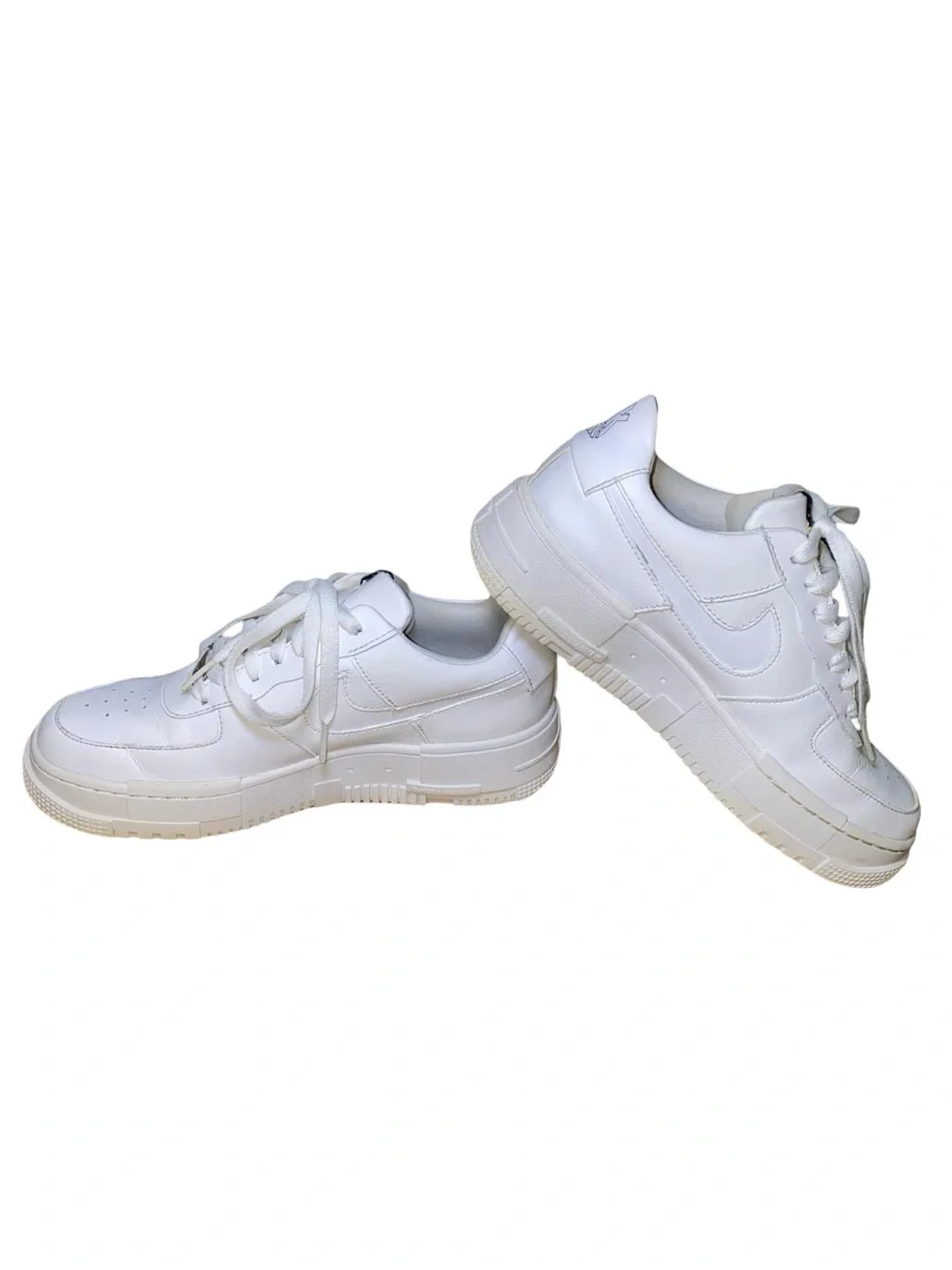 Nike Air Force 1 Low Pixel Triple White Women's Size 8 (CK6649-100)